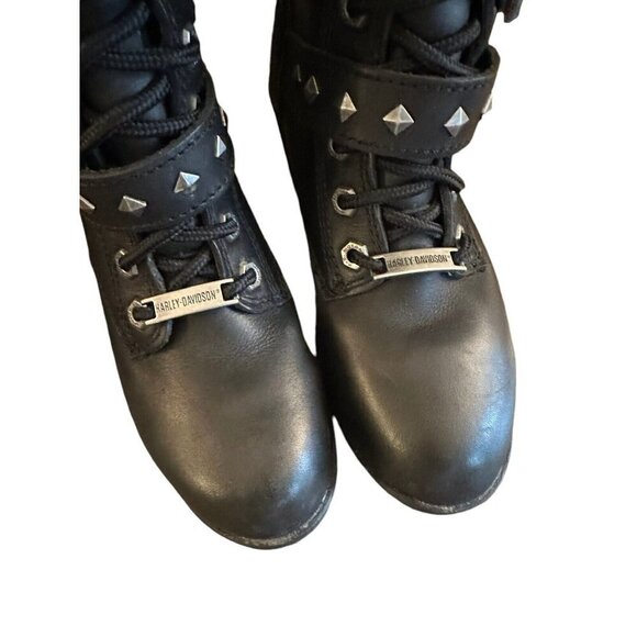 Harley Davidson Womens Aldale 9.75” WP Motorcycle Boots Black Sz 5 NEW No Box - Picture 3 of 10